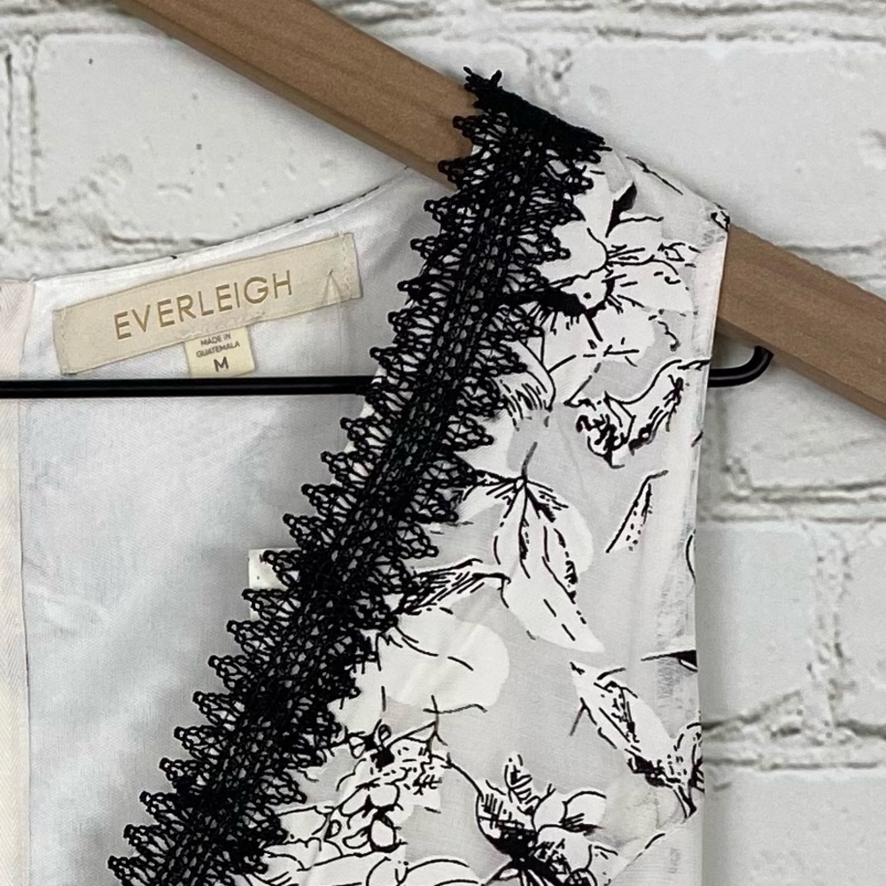 NWT Anthropologie Everleigh Floral Crochet Dress - Picture 4 of 9